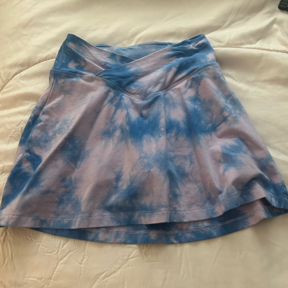 PINK Victoria's Secret Blue and Purple Mini Skirt